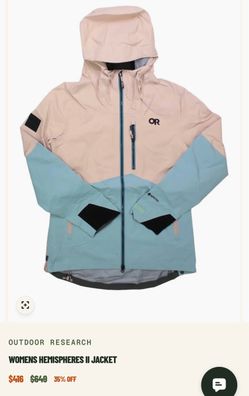 Outdoor Research Women's Hemispheres II Jacket (medium, new with tags)