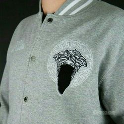 O.G. Crooks and Castles Bandito Medusa Baseball Stadium Varsity Sweat Jacket 2008