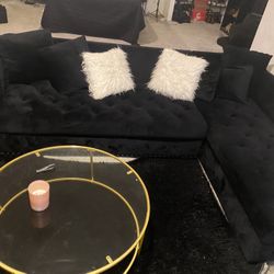 Black Sectional Couch
