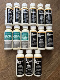 Lot Of 15 Sealer Cleaner Samples