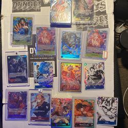 One Piece Card Game Whole Collection Holos, Rares & Popular Characters | 