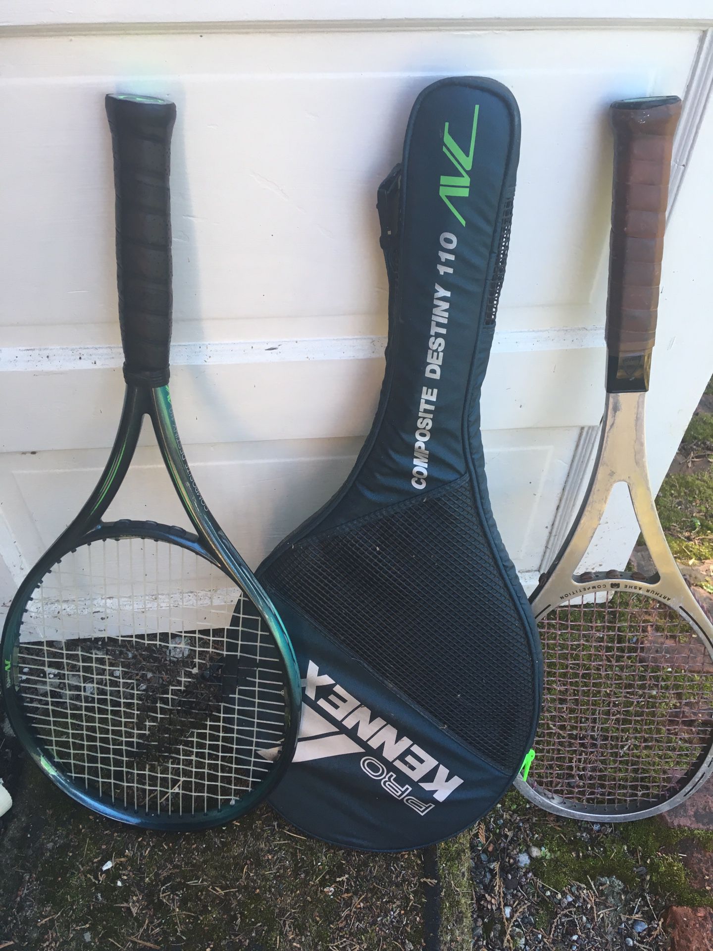 2 tennis racket & one cover