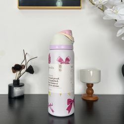 owala 24oz/32OZ Insulated Stainless Steel Water Bottle Double-Layer Kettle With Straw Vacuum Flasks For Sports Travel