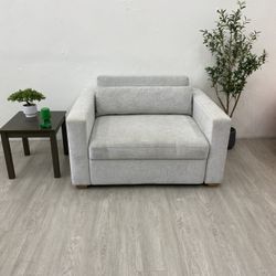 Thomasville Dillard Fabric Twin Size Convertible Sleeper Chair 