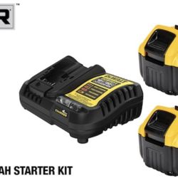 DEWALT PACKAGE BUNDLE 2x Battery & Reciprocating Saw