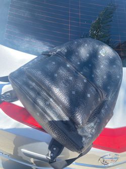 Mcm back pack black and blue
