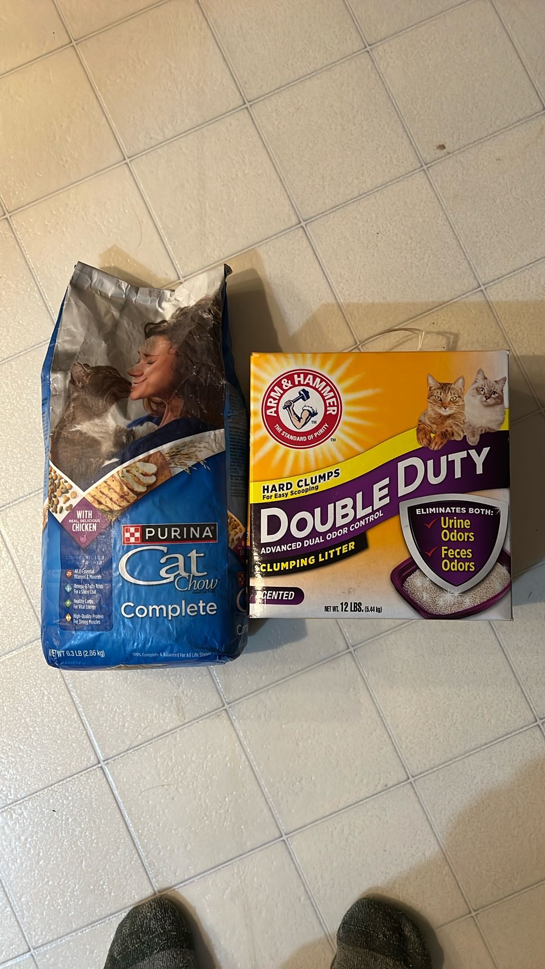 Cat Food And Kitty Litter
