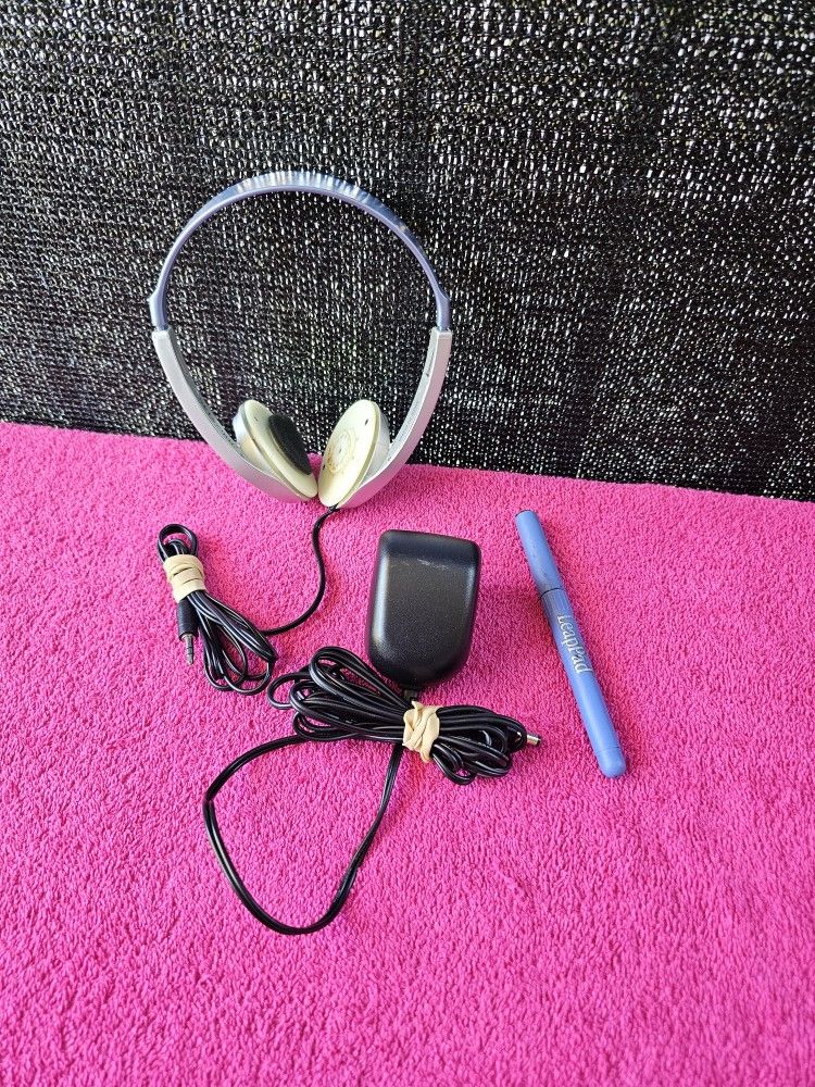 LeapPad Marker, LeapFrog SchoolHouse Headphones LeapPad Power Supply Adapter OEM