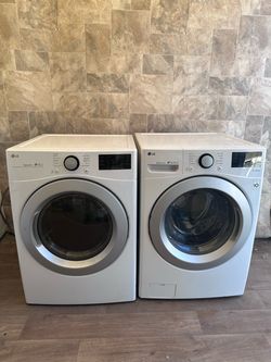 LG set electric laundry