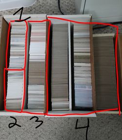 Baseball / basketball / hockey / football cards