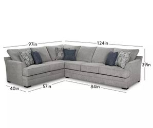 DELIVERY AVAILABLE BROYHILL NAPLES 2PC SECTIONAL for Sale in Mansfield TX OfferUp