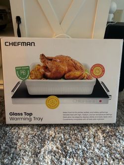 Chefman Glass Top Warming Tray
