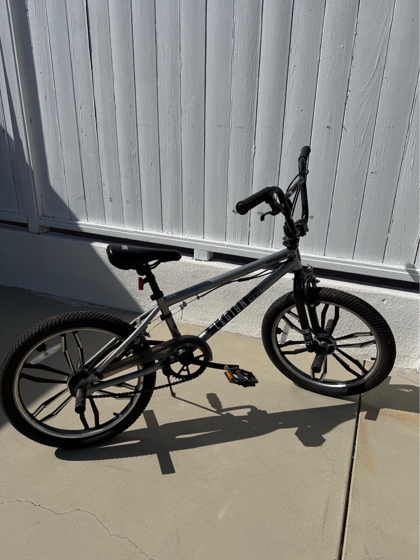 Mongoose Legion BMX Bike 20in kids bike silver
