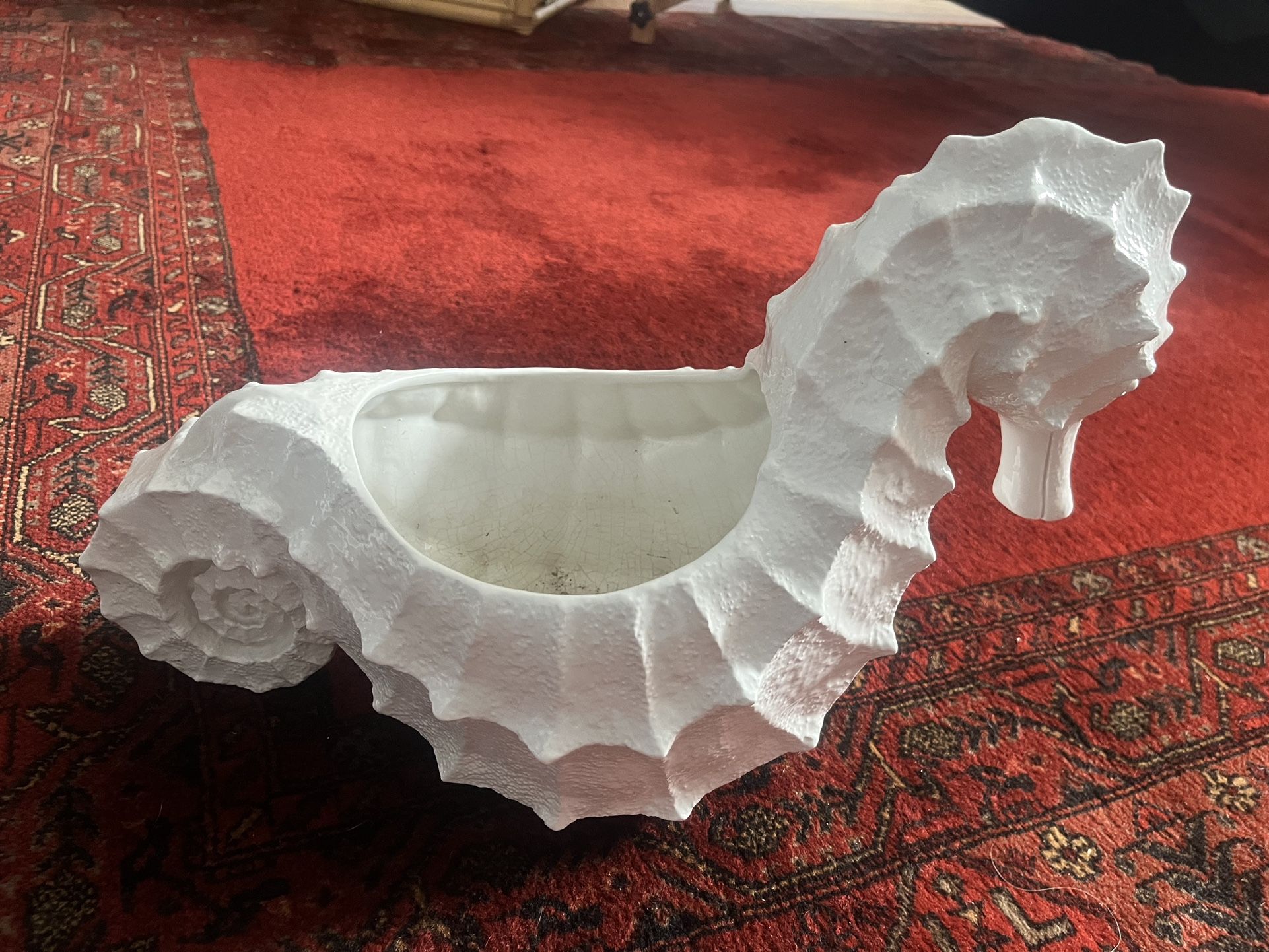 Ceramic seahorse Vase