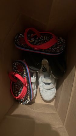 Reef sandals and vans sz 10.5 kids