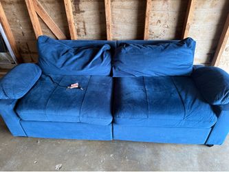 Blue Velvet couch