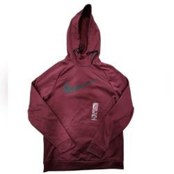 Nike Size Medium Therma-Fit Training Men's Burgundy Hoodie New
