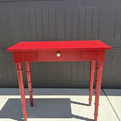 Red Side Table 
