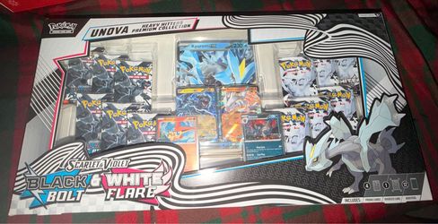 Pokemon TCG Scarlet and Violet Black bolt and white flare NEW