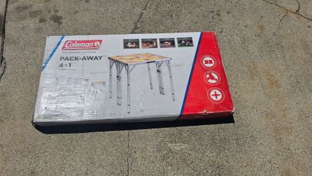 Coleman Pack-Away 4-In-1 Table - Camping