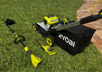 RYOBI Lawnmower and things