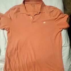 Orange Large Banana Republic Polo Shirt Excellent Condition