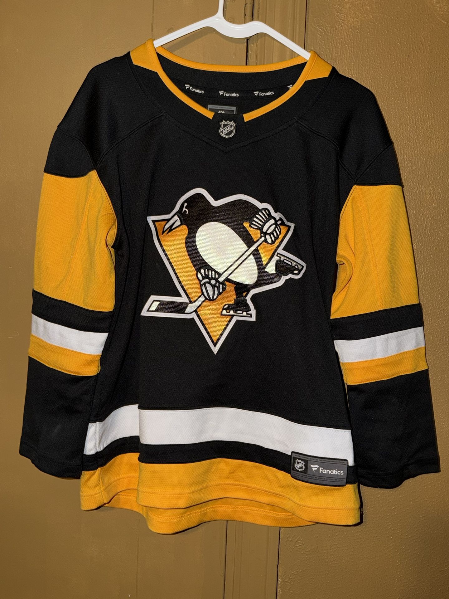 Fanatics Breakaway NHL Pittsburgh Penguins Youth Boys Jersey Size L/XL Used Pre Owned Great Condition Barley Worn