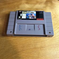 Super Nintendo / SNES - Sim City 2000