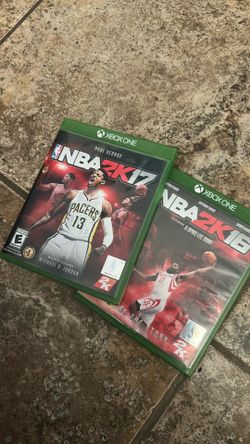 Xbox 1 NBA 2K 17 & 16