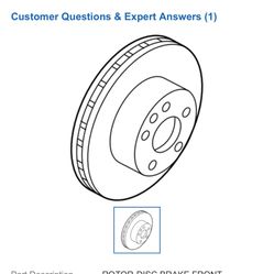 Infiniti 40206-6SA0B ROTOR-DISC BRAKE,FRONT
