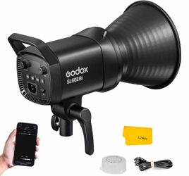 Brand New Godox SL60IIBi Bi-Color LED Video Light 75W, 2800K-6500K, CRI96+ TLC197+, 25100Lux@1m, Bowens Mount LED Continuous Output Light w/11 FX Effe