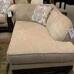 Beautiful Chaise Tan Fabric