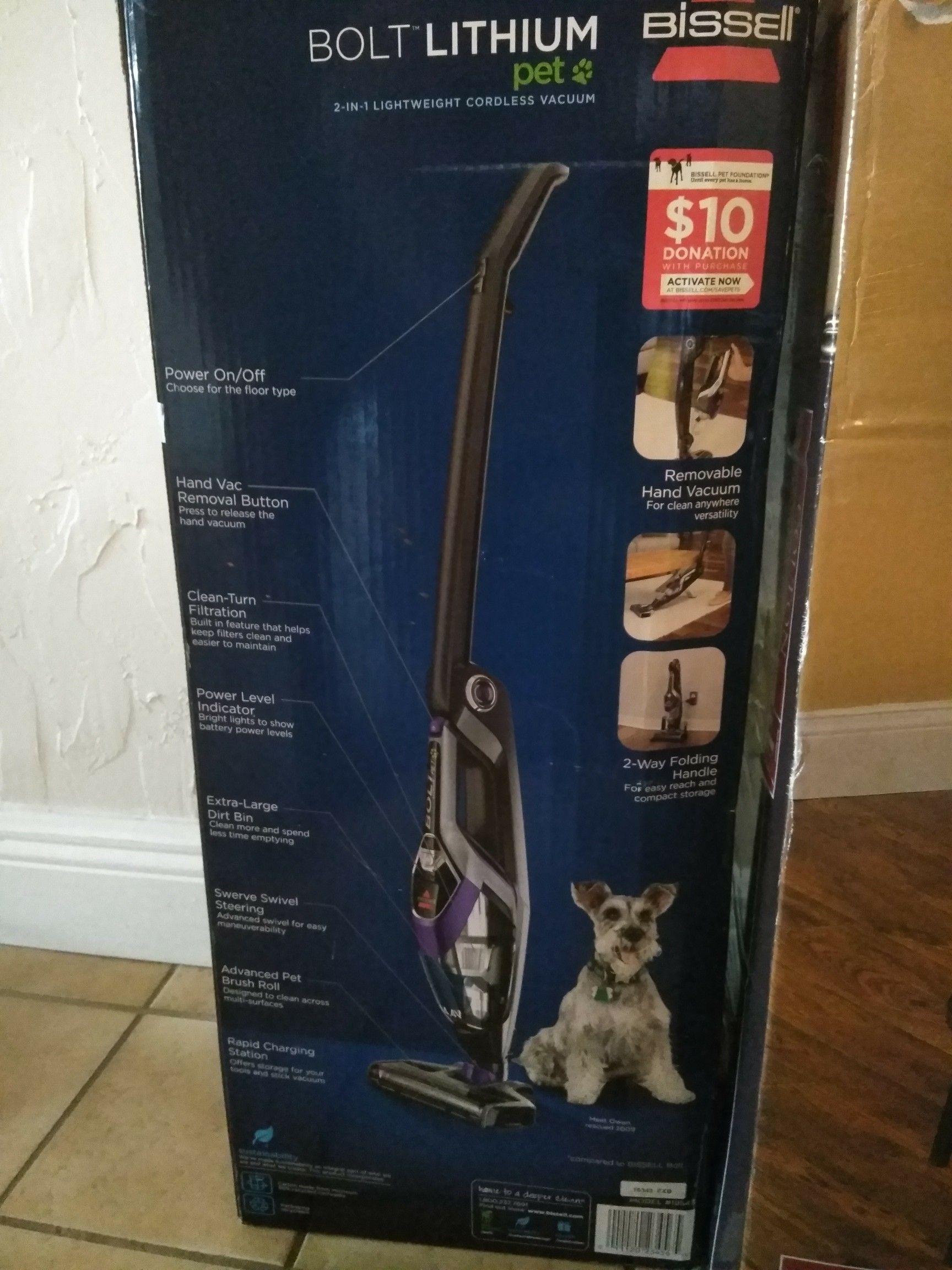 BISSELL BOLT LITHIUM PET 2 IN 1