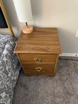 Two Night Side Table With Drawers