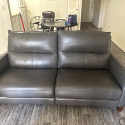 Black Electric Reclining Loveseat