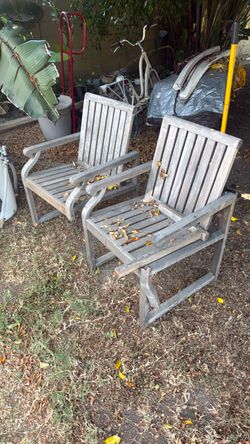 Free teak chairs