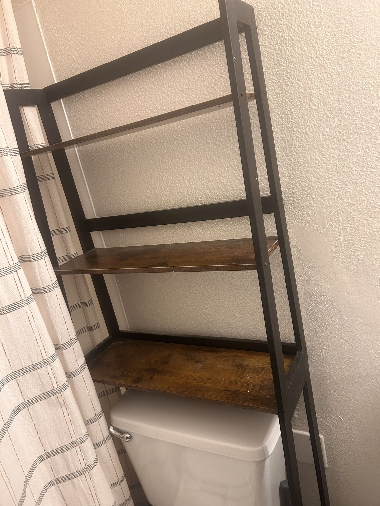 SONGMICS Over The Toilet Storage Organizer, 3-Tier Over-The-Toilet Space Saver Shelf Organizer Rack Multifunctional Toilet Storage Shelf