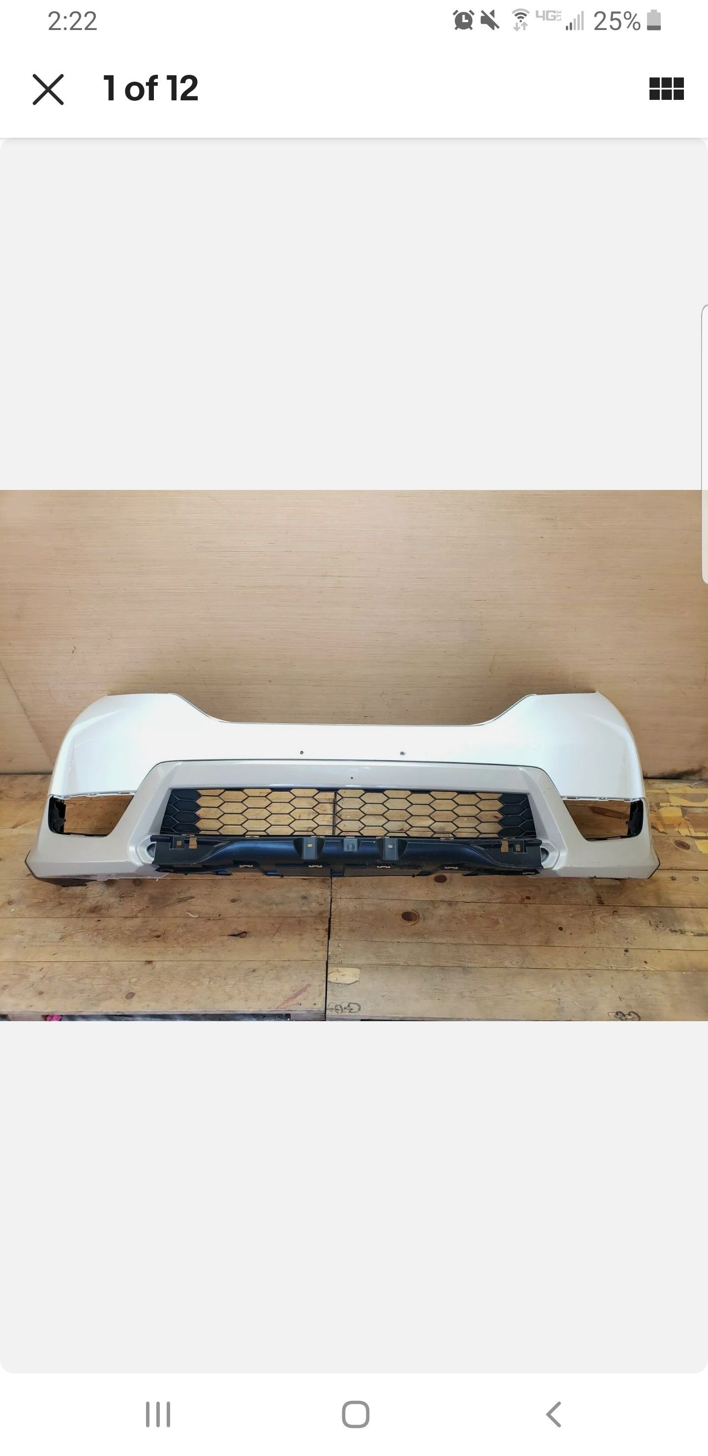 2017 2018 2019 Honda CRV CR-V Front Bumper Cover OEM