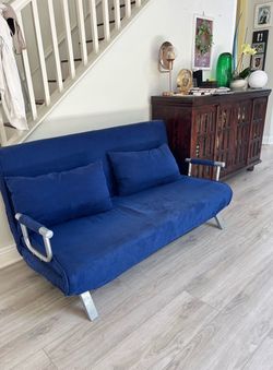 Suede Queen foldable sofa/fulton