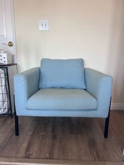 IKEA Koarp Orrsta Light Blue Armchair