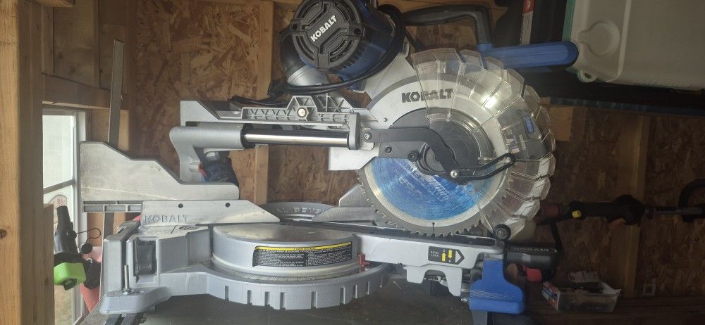 Barely Used 10 Inch Kobalt Mitter Saw And New Stand