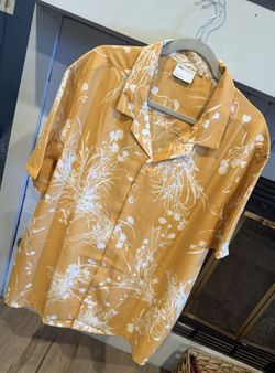 Casual Camp Collar Print Shirt