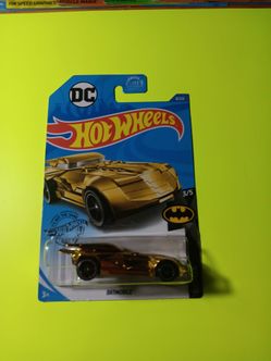 Hot Wheels DC Batman Batmobile Gold Die-Cast