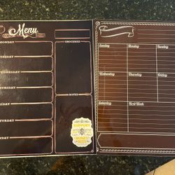 Menu And Calendar Organizer (magnetic)