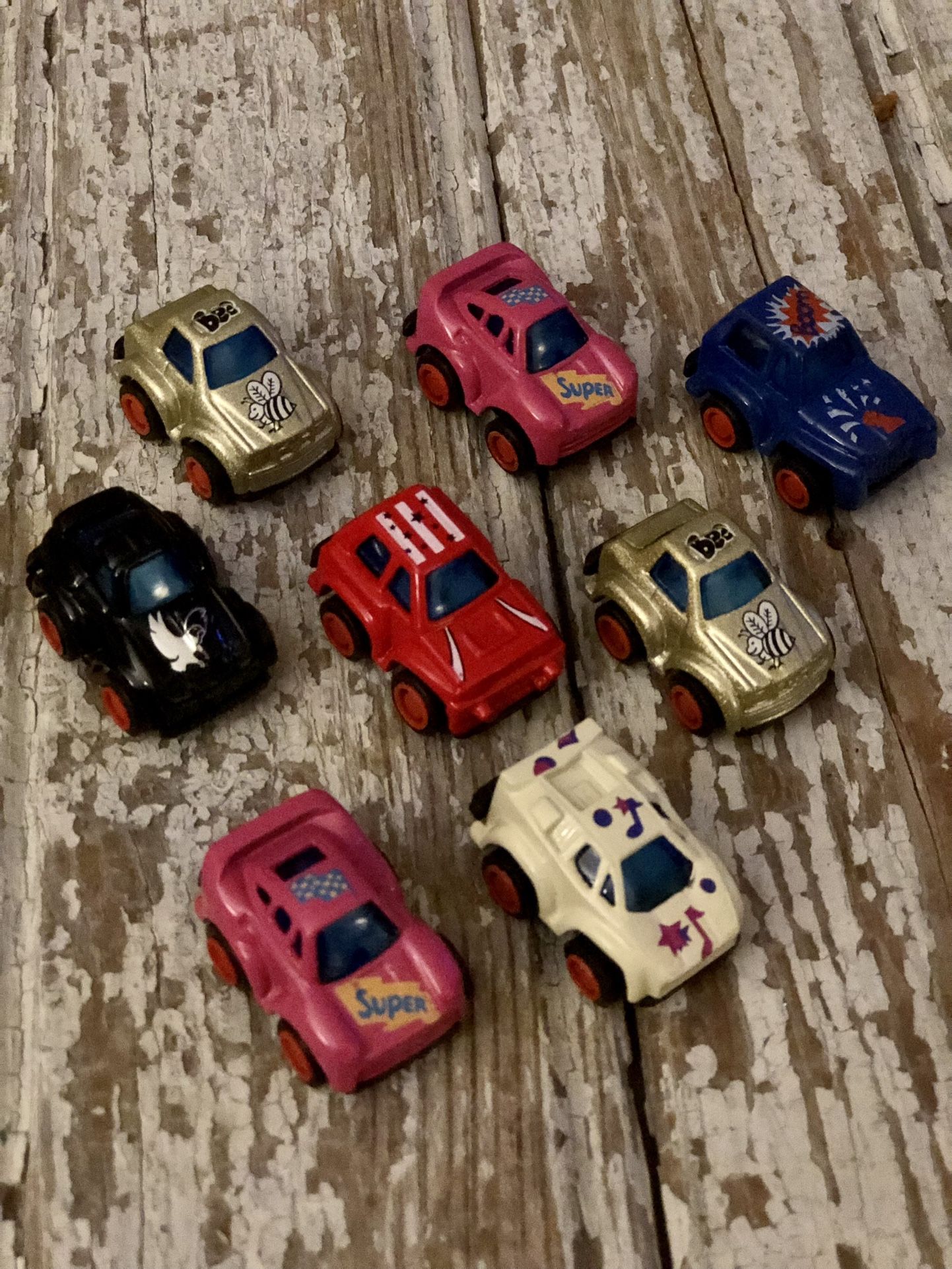 Vintage Mini Car Racers (8) Cars