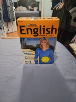 Instant Immersion English Levels 1,2,3