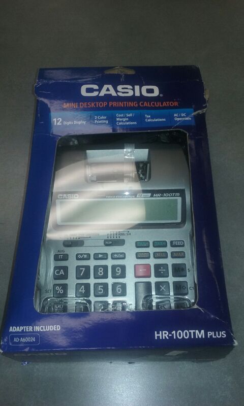 Casio Calculator HR-100TM plus