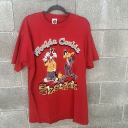 Vintage 90S Looney Tunes Two Sided T-Shirt