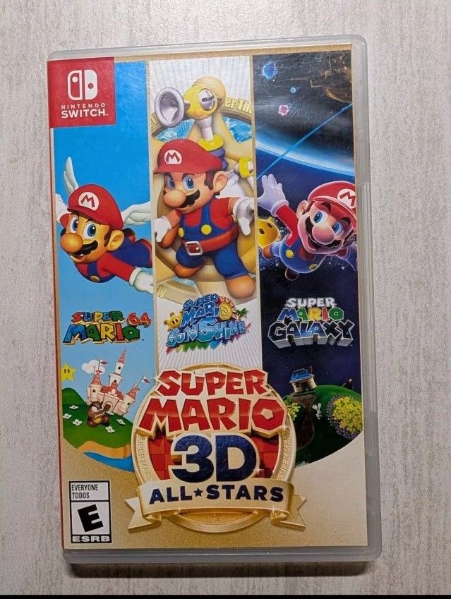 Super Mario 3D All Stars All-stars BRAND NEW Rare Out Of Print Nintendo Switch Video Game Allstars