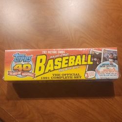 1991 Topps Baseball Card Complete Set 